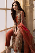 Charizma | DASTAN E JASHAN | 3-Pc Premium Luxury Handwork Chiffon with Premium Embroidered Dupatta DJR6-04 - House Of Hania