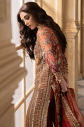 Charizma | DASTAN E JASHAN | 3-Pc Premium Luxury Handwork Chiffon with Premium Embroidered Dupatta DJR6-04 - House Of Hania