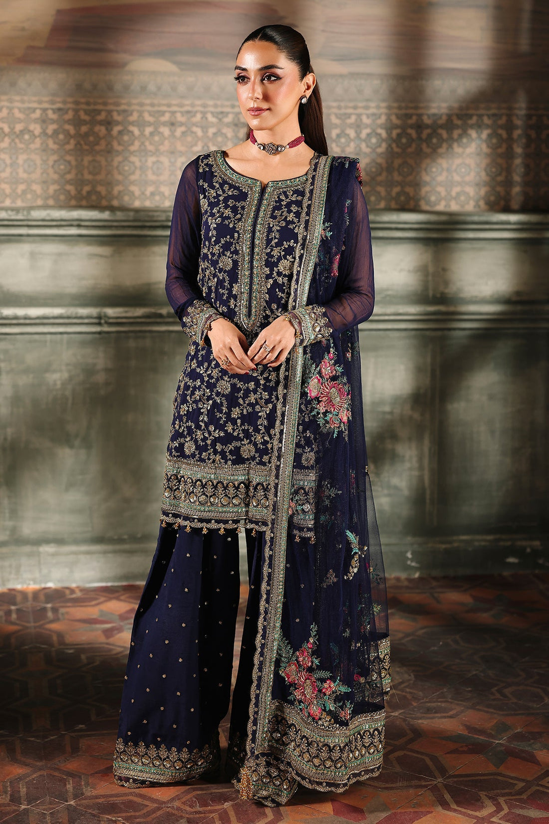 Charizma | DASTAN E JASHAN | 4-PC Charizma Luxury Collection DJW5-01 - House Of Hania