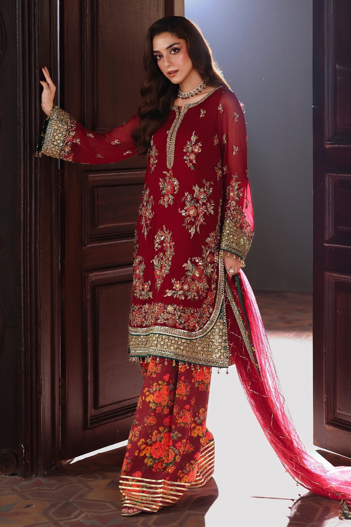 Charizma | DASTAN E JASHAN | 4-PC Charizma Luxury Collection DJW5-09 - House Of Hania