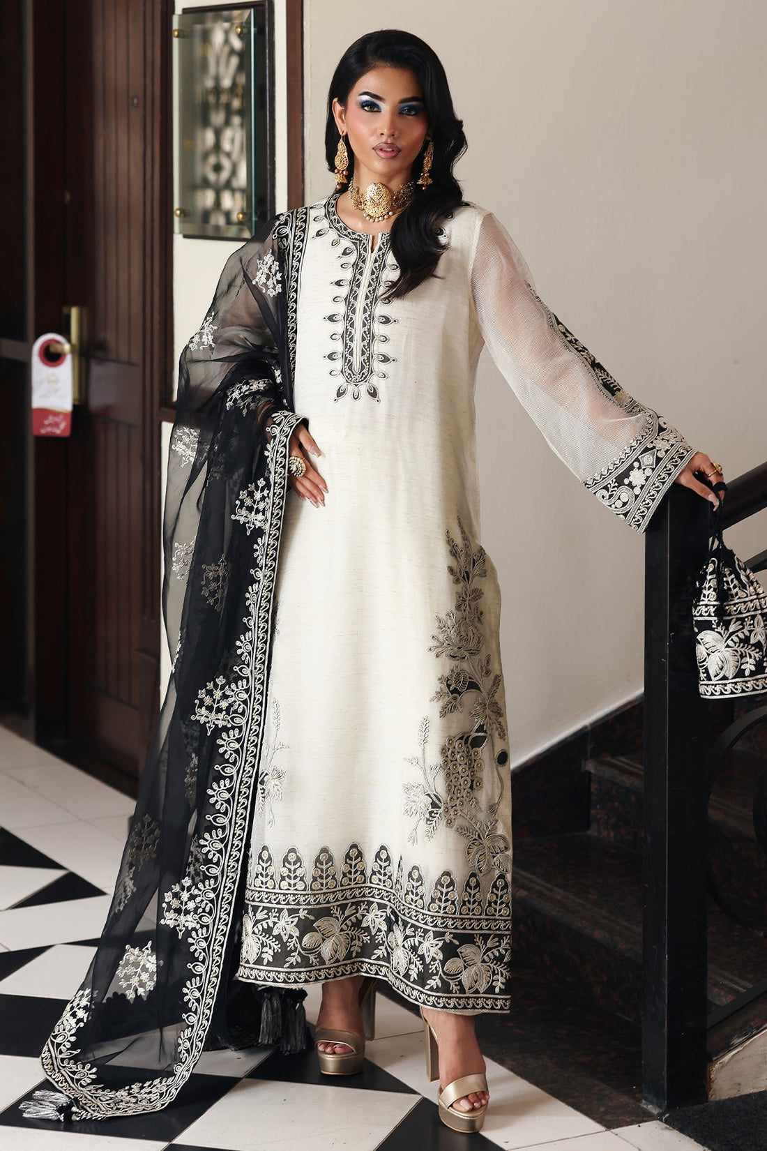 Charizma | Festive Pret  | CMA-5-236 - House Of Hania