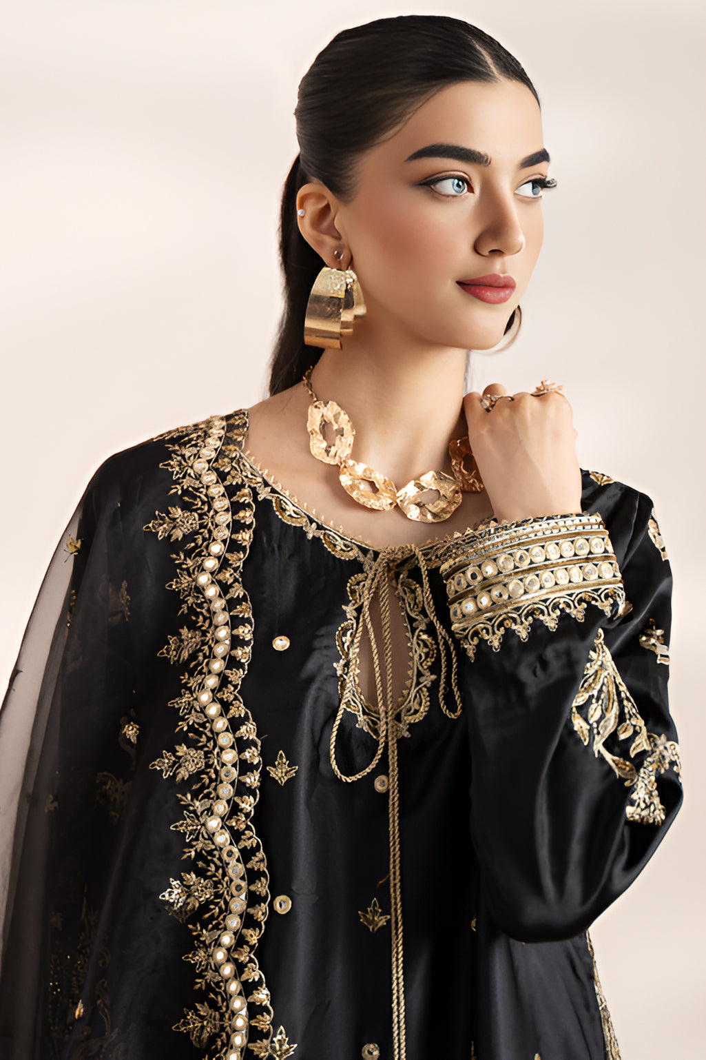 Charizma | Festive Pret | STM23-02 Black - House Of Hania