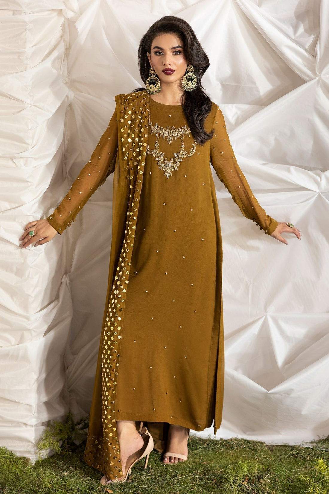 Charizma | Fumee Luxury Chiffon | CMA-5-046A - House Of Hania