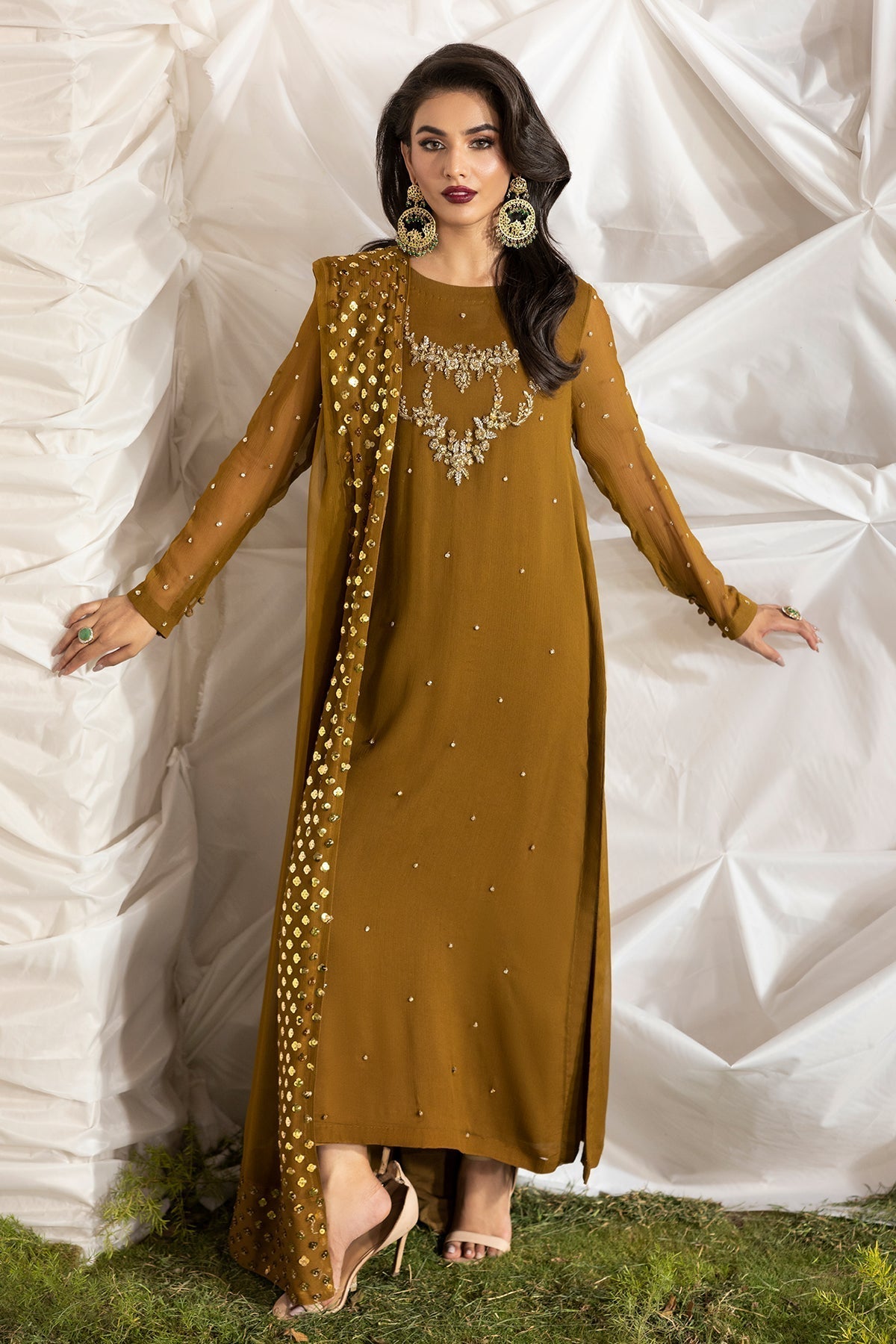 Charizma | Fumee Luxury Chiffon | CMA-5-046A - House Of Hania