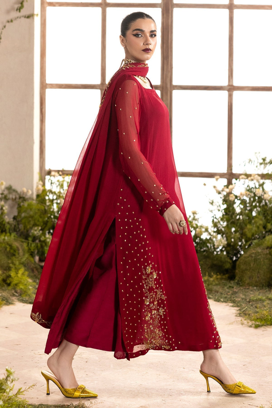 Charizma | Fumee Luxury Chiffon | CMA-5-047A - House Of Hania