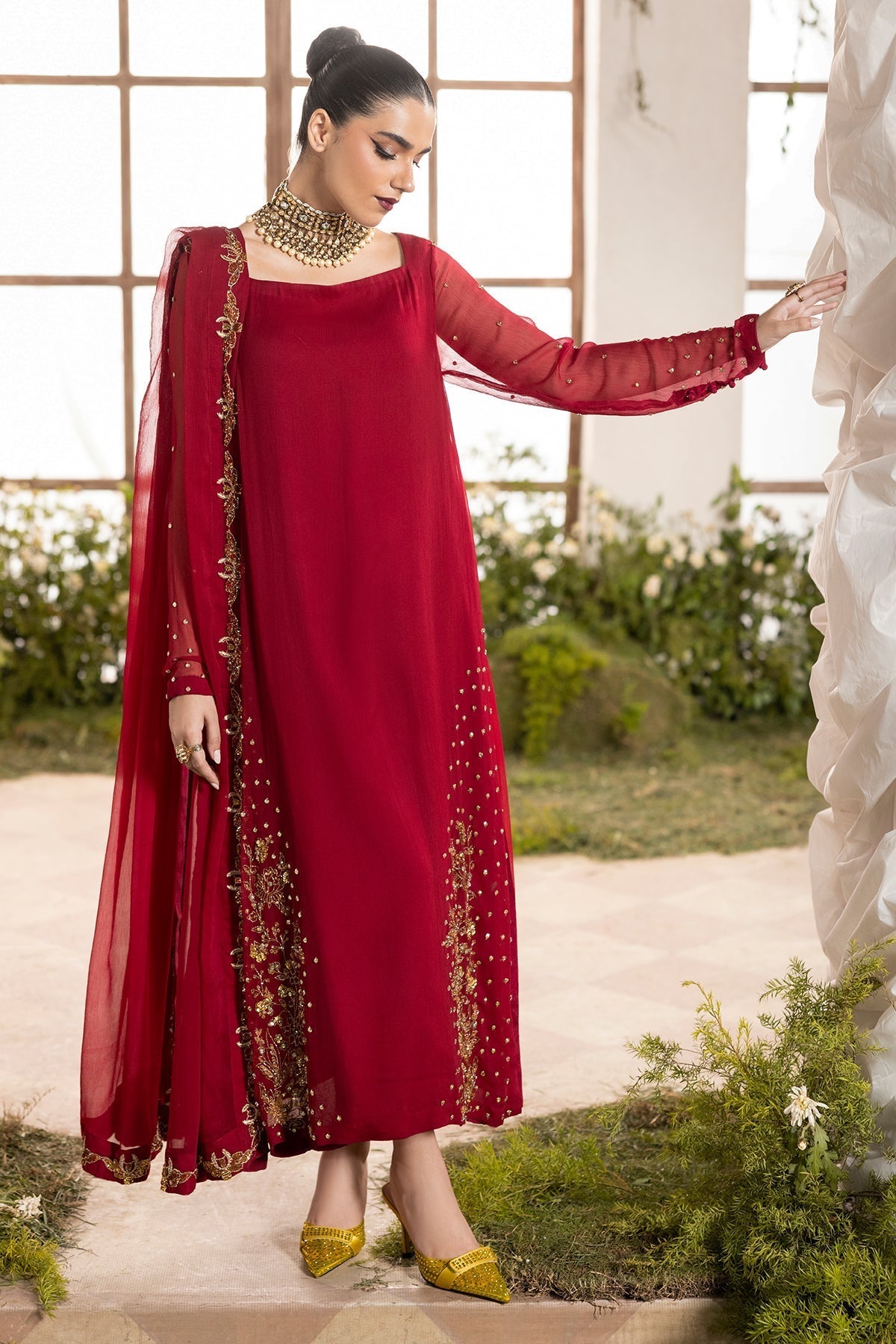 Charizma | Fumee Luxury Chiffon | CMA-5-047A - House Of Hania