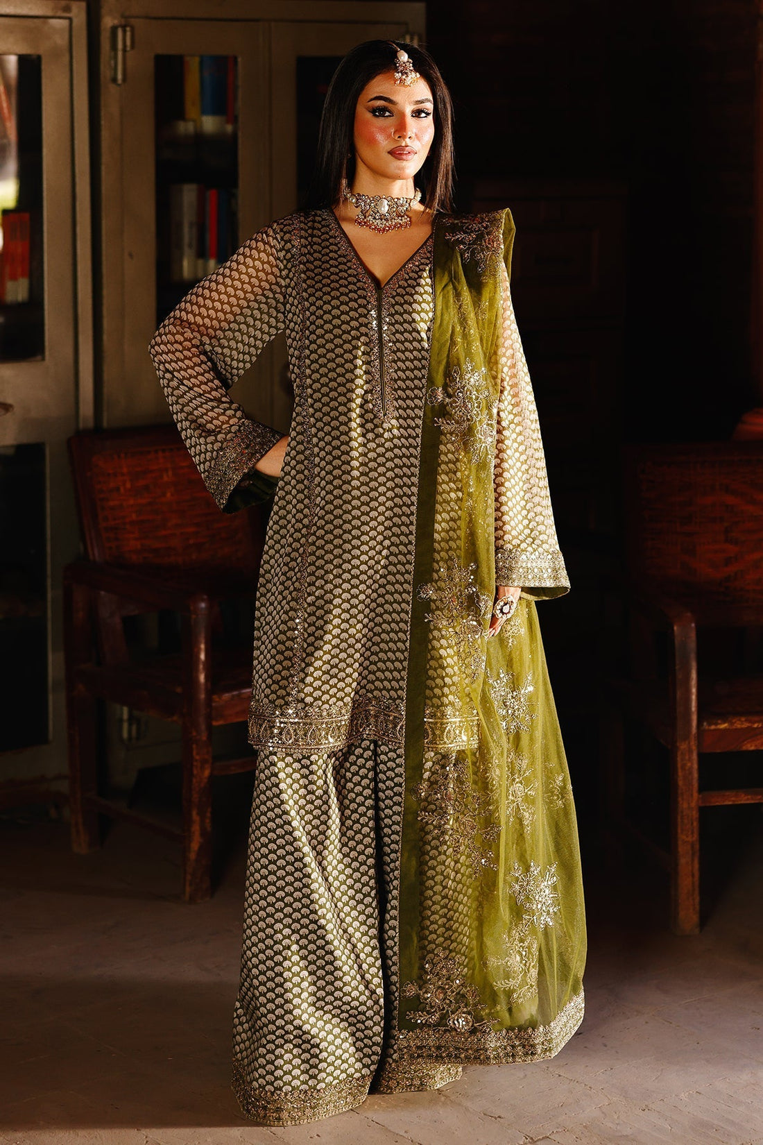 Charizma | Fumee Luxury Chiffon |  CMA-5-114A - House Of Hania