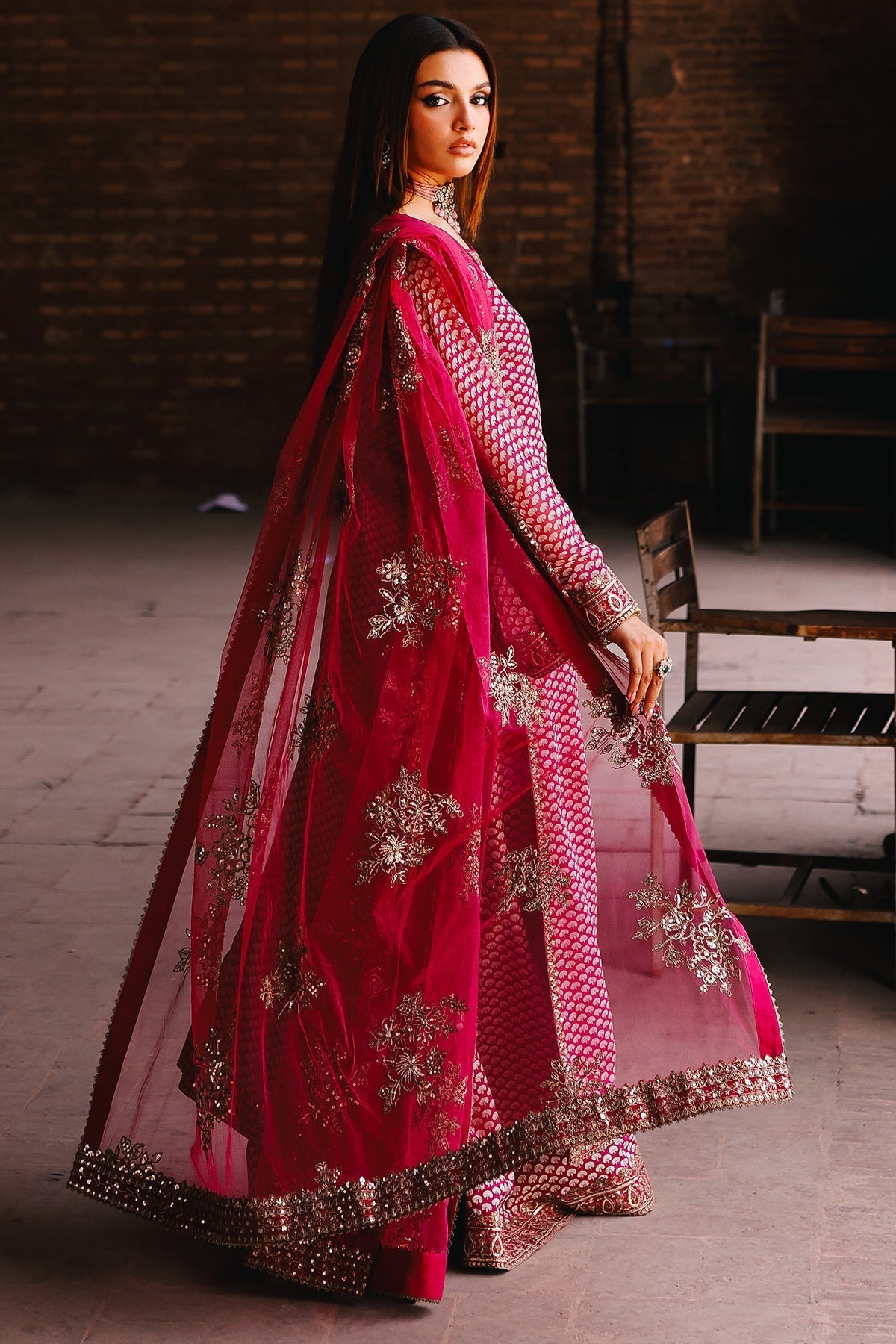 Charizma | Fumee Luxury Chiffon |  CMA-5-115A - House Of Hania