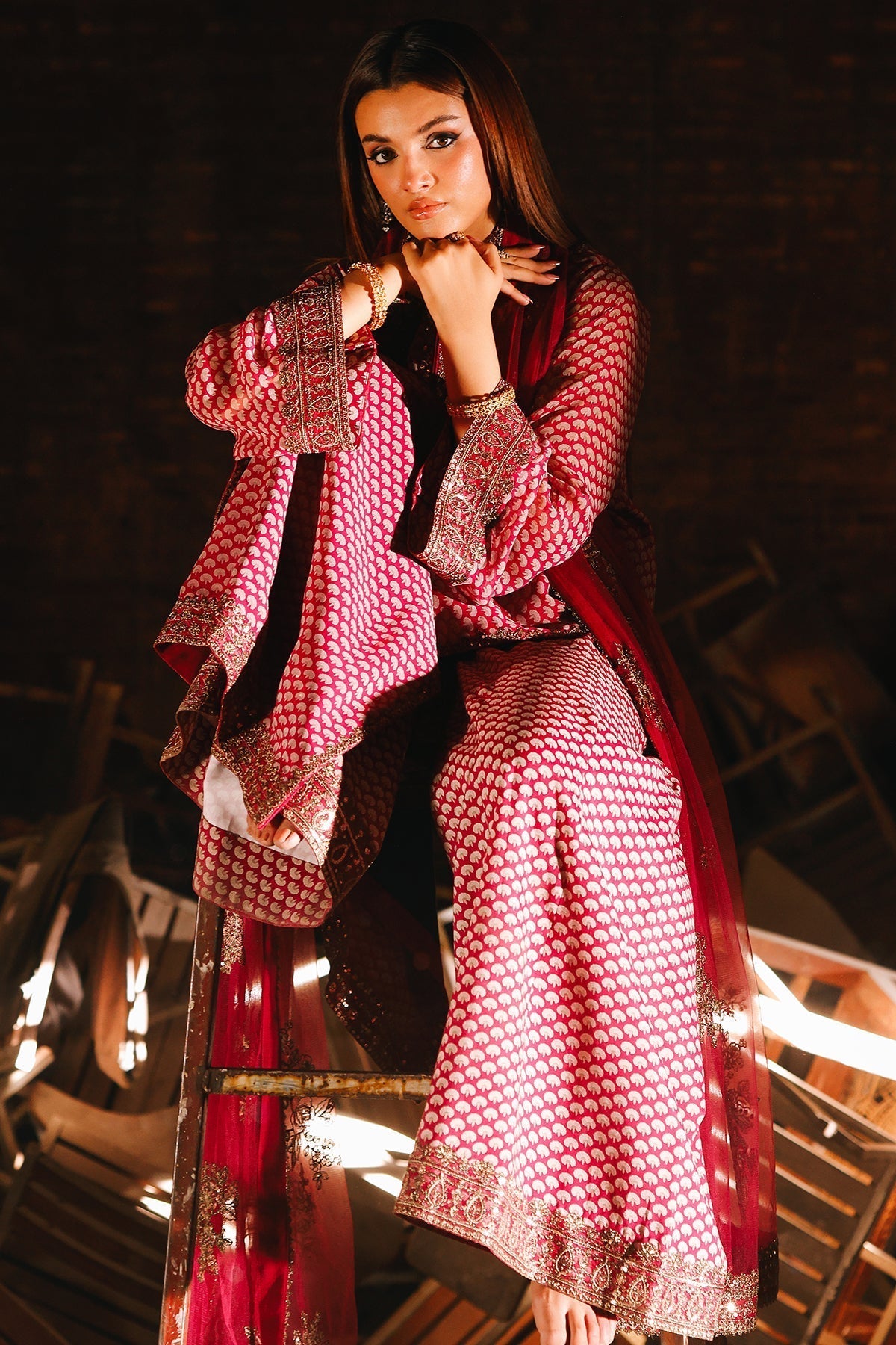 Charizma | Fumee Luxury Chiffon |  CMA-5-115A - House Of Hania