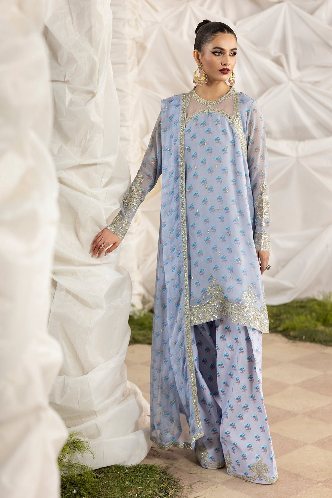 Charizma | Fumee Luxury Chiffon | CMA-5-119A - House Of Hania
