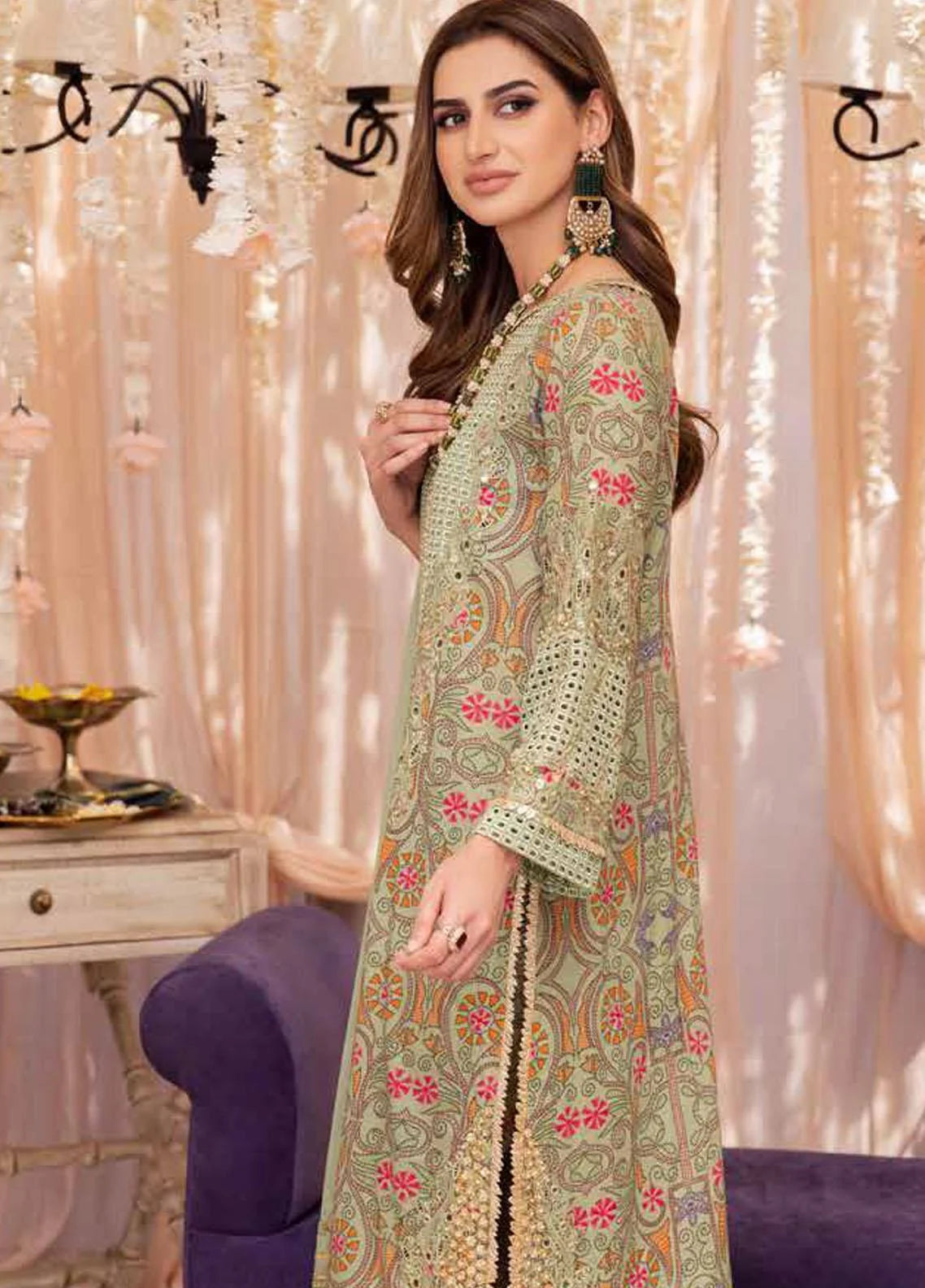 Charizma | Luxury Embroidered Eid Collection | ED23-06 - House Of Hania