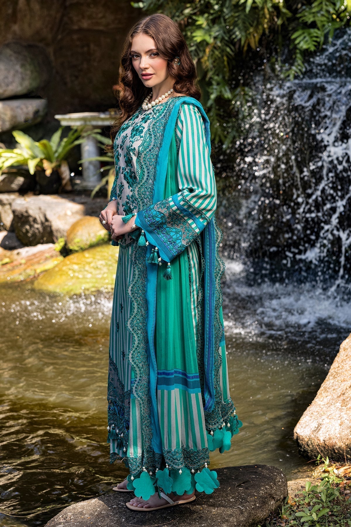 Charizma | Naranji Lawn | CN5-01 - House Of Hania