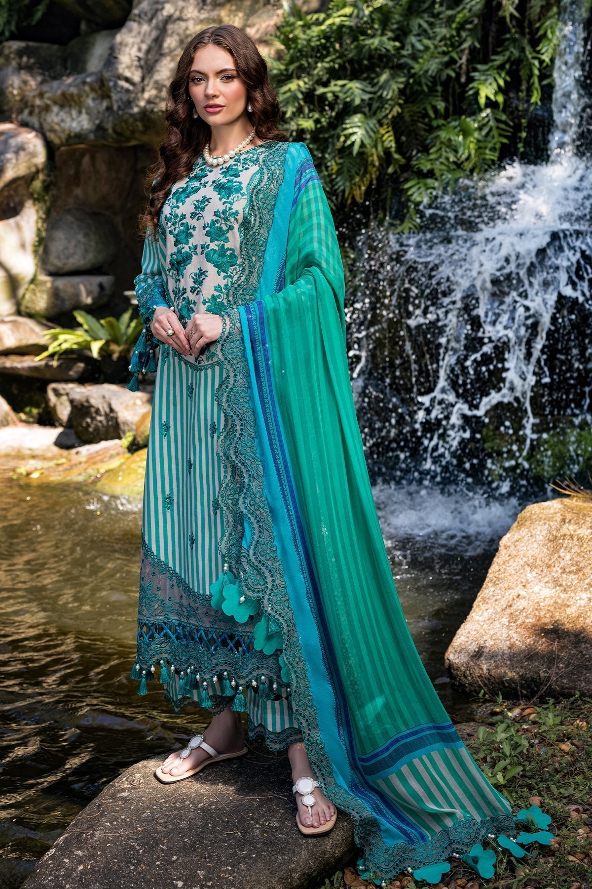 Charizma | Naranji Lawn | CN5-01 - House Of Hania