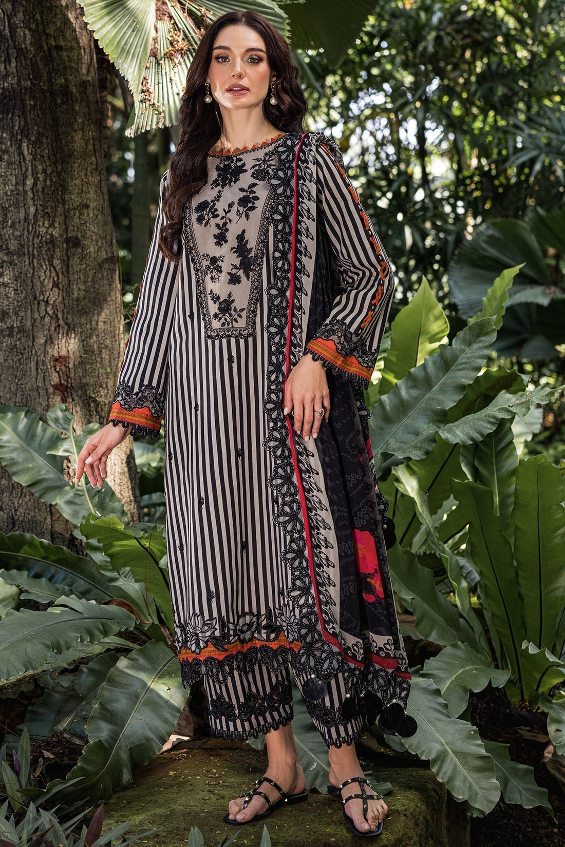 Charizma | Naranji Lawn | CN5-03 - House Of Hania