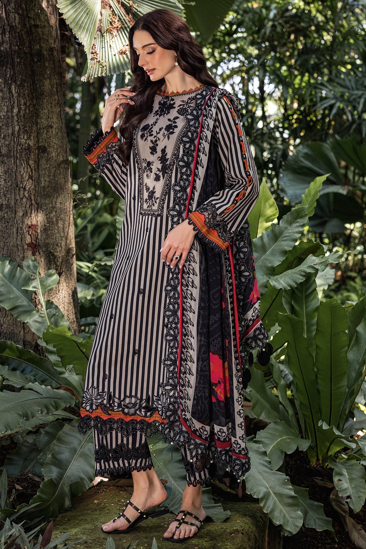 Charizma | Naranji Lawn | CN5-03 - House Of Hania