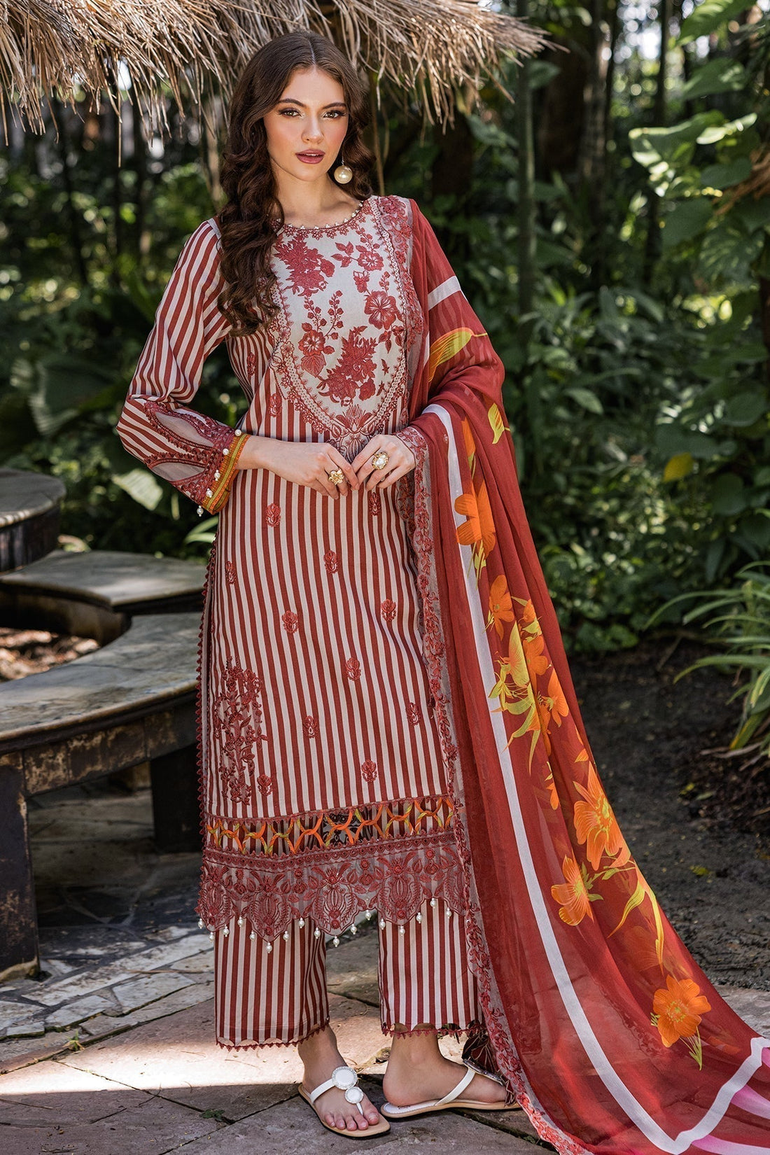 Charizma | Naranji Lawn | CN5-04 - House Of Hania
