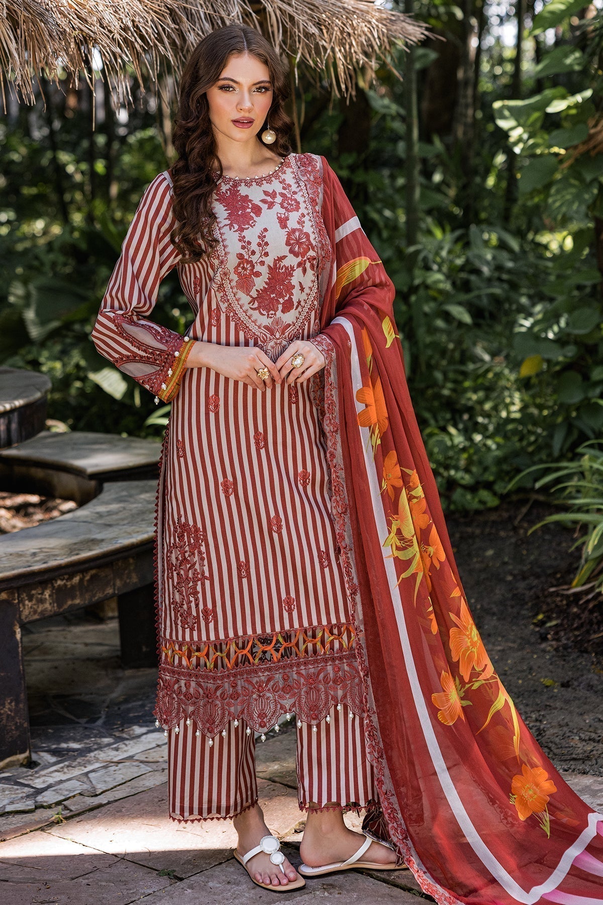 Charizma | Naranji Lawn | CN5-04 - House Of Hania