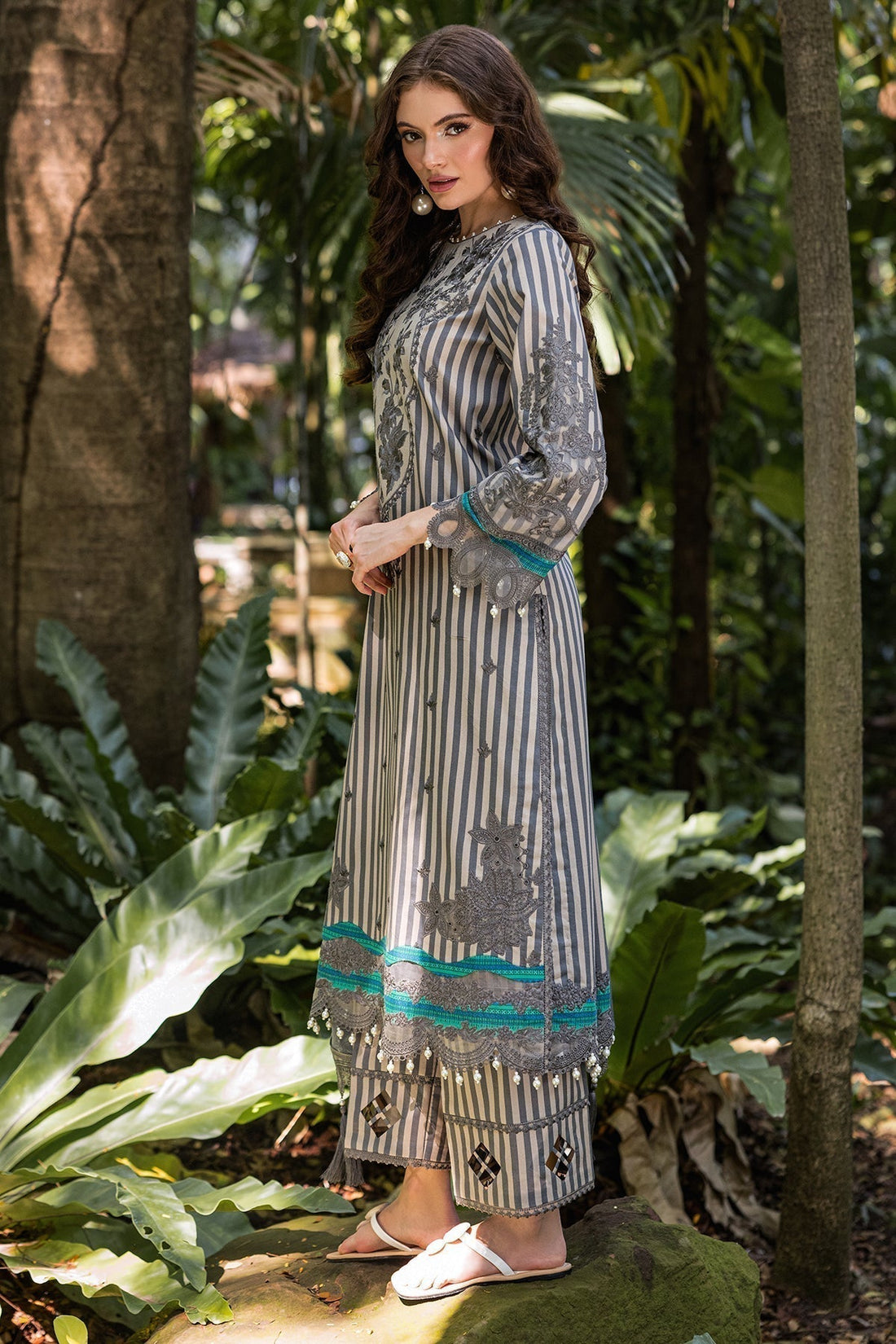 Charizma | Naranji Lawn | CN5-05 - House Of Hania