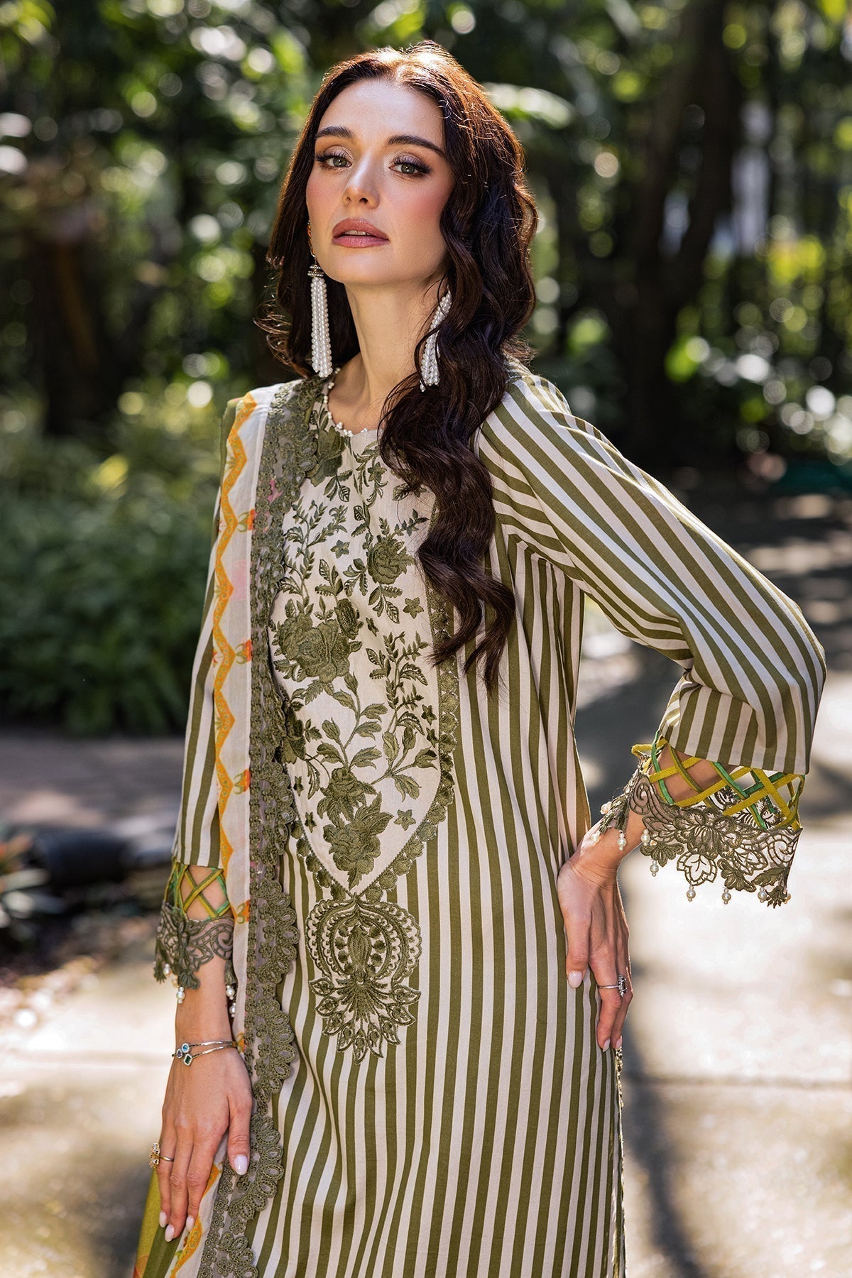 Charizma | Naranji Lawn | CN5-07 - House Of Hania