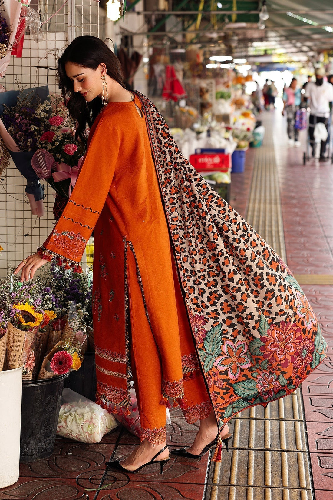 Charizma | Poshima Winters 25 | 3-pc  Wool Shawl Collection PSW5-03 - House Of Hania