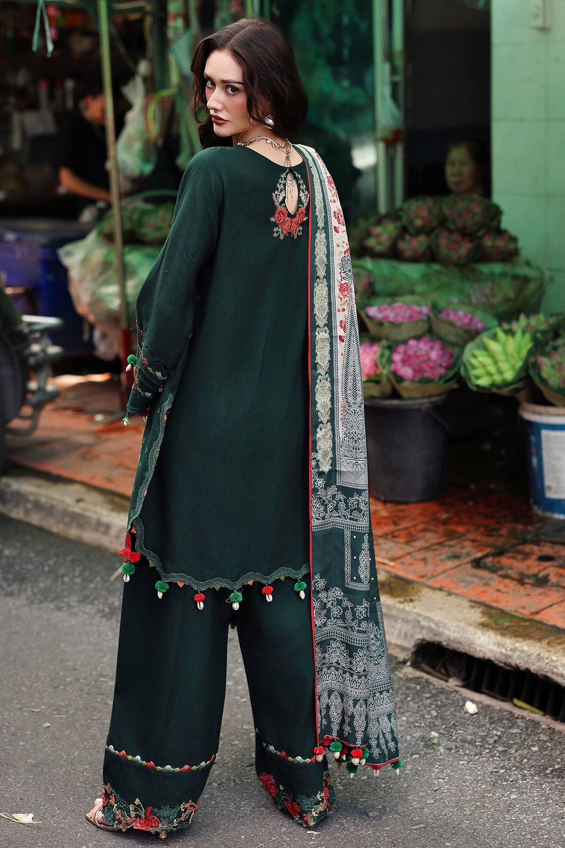 Charizma | Poshima Winters 25 |3-pc Wool Shawl Collection PSW5-04 - House Of Hania