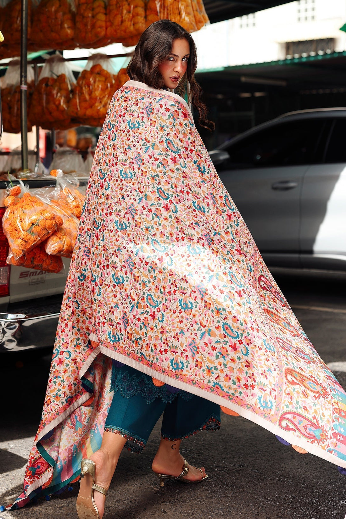 Charizma | Poshima Winters 25 | 3-pc Wool Shawl Collection PSW5-06 - House Of Hania