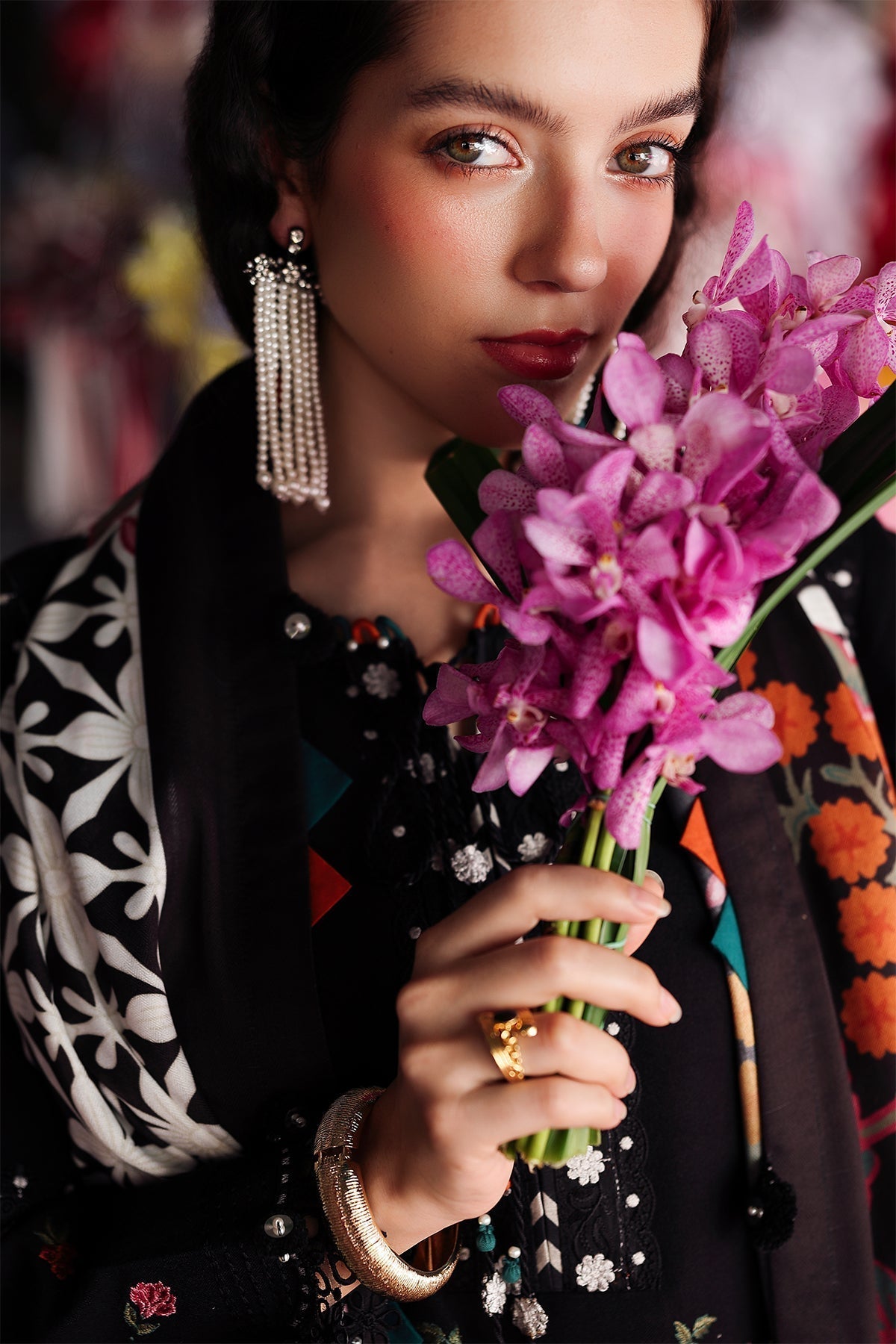 Charizma | Poshima Winters 25 | 3-pc Wool Shawl Collection PSW5-07 - House Of Hania