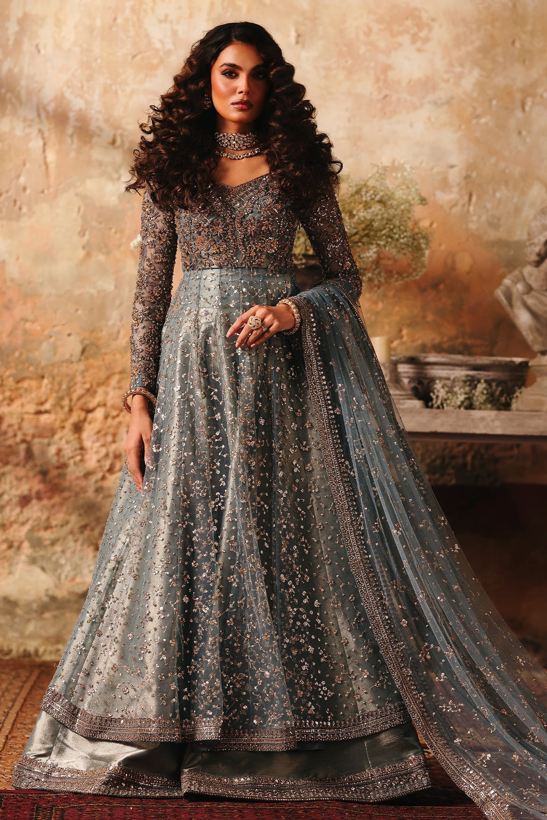 Charizma | Statement Formals | STM-5-014 - BLUE - House Of Hania