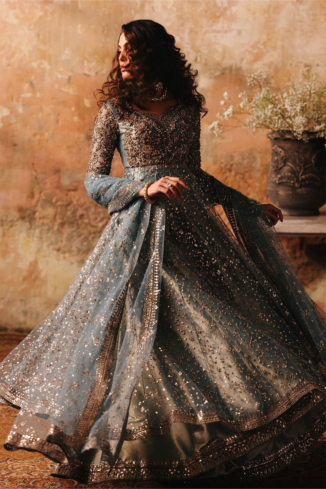 Charizma | Statement Formals | STM-5-014 - BLUE - House Of Hania