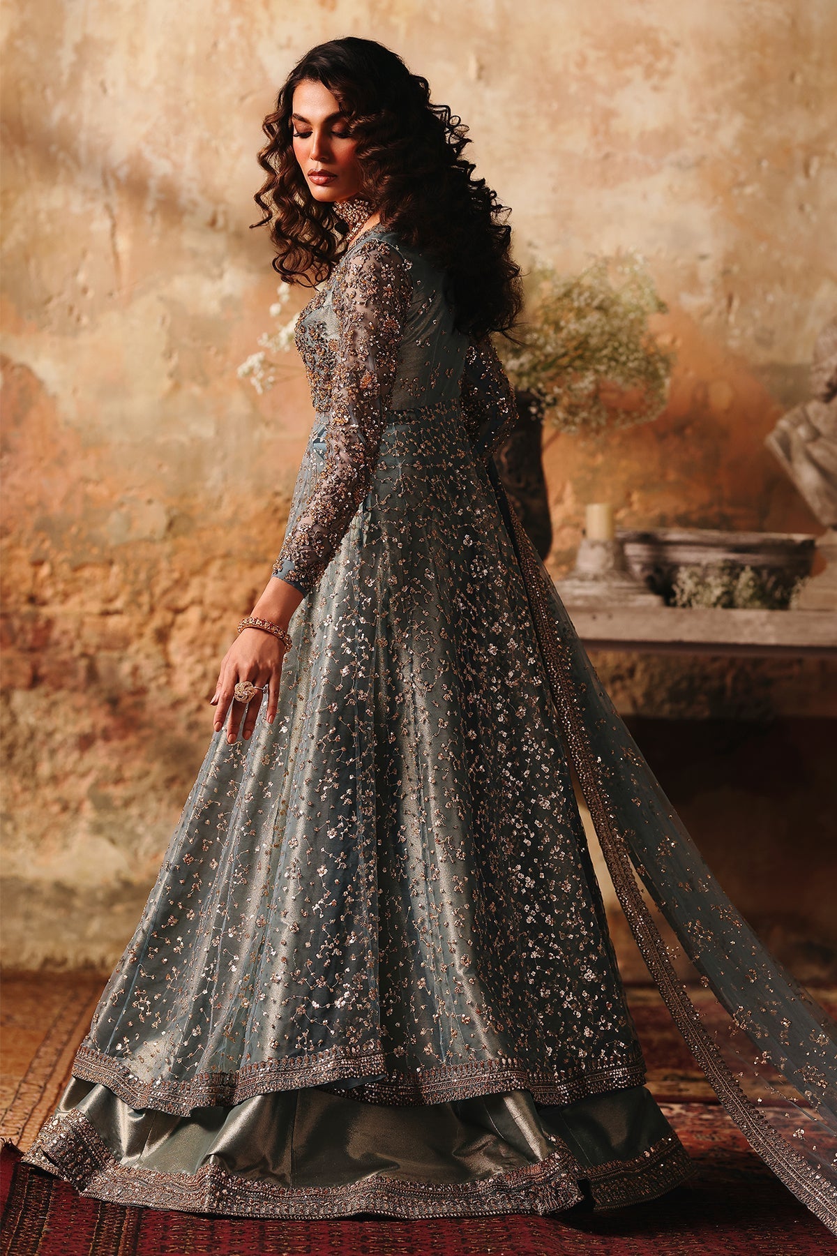 Charizma | Statement Formals | STM-5-014 - BLUE - House Of Hania
