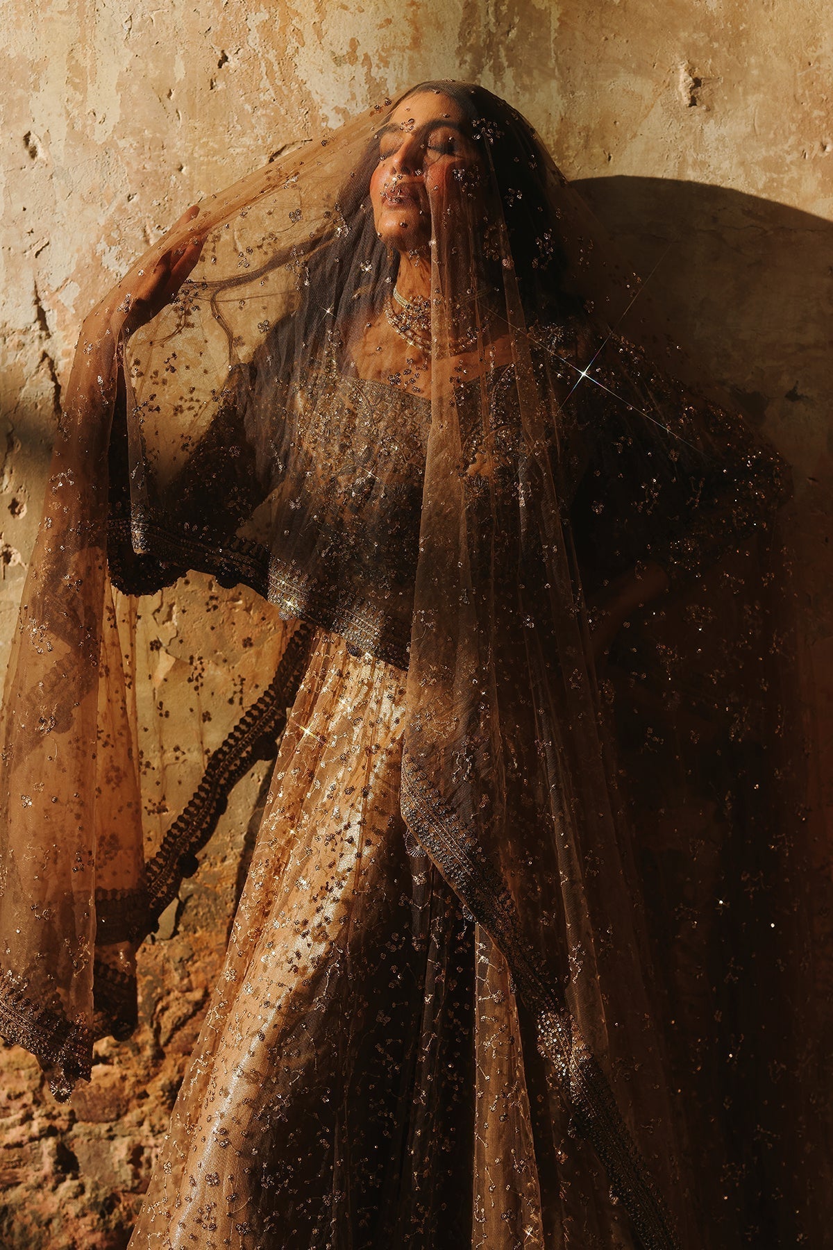 Charizma | Statement Formals | STM-5-015 - Peach - House Of Hania