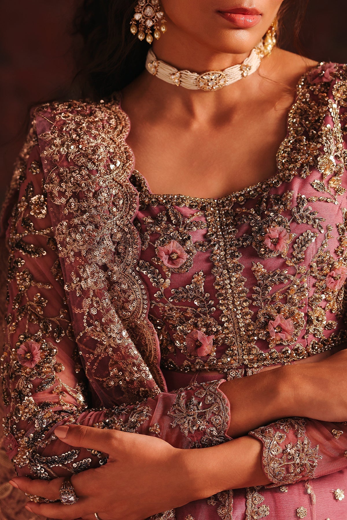 Charizma | Statement Formals | STM-5-02 -PINK - House Of Hania