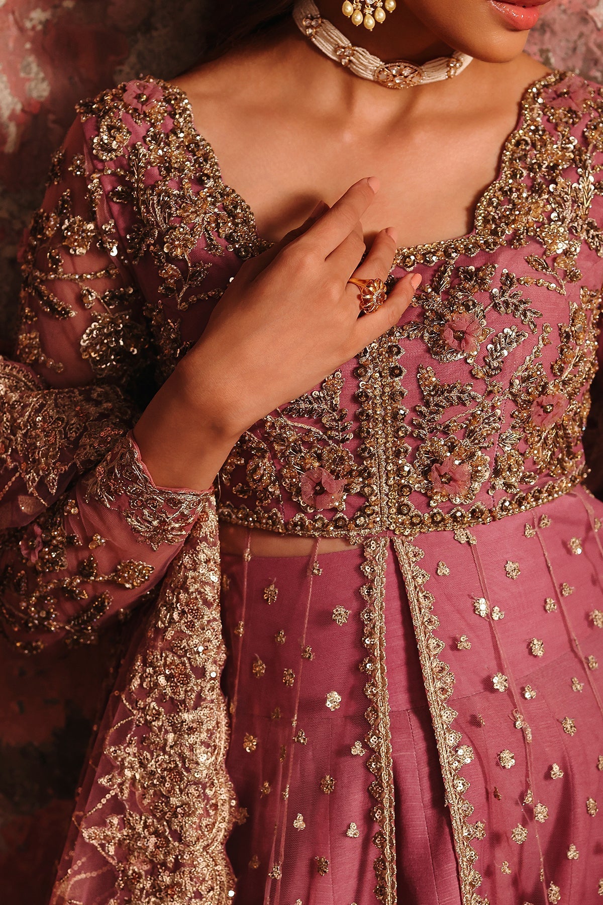 Charizma | Statement Formals | STM-5-02 -PINK - House Of Hania