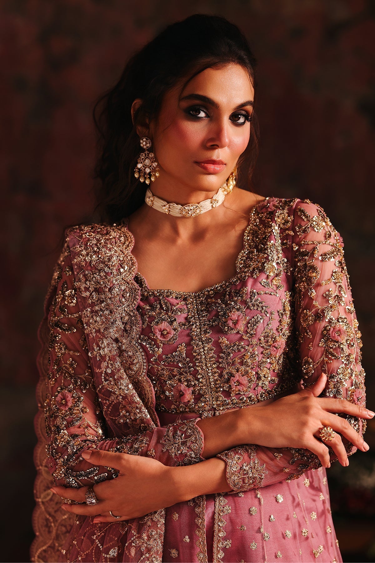 Charizma | Statement Formals | STM-5-02 -PINK - House Of Hania