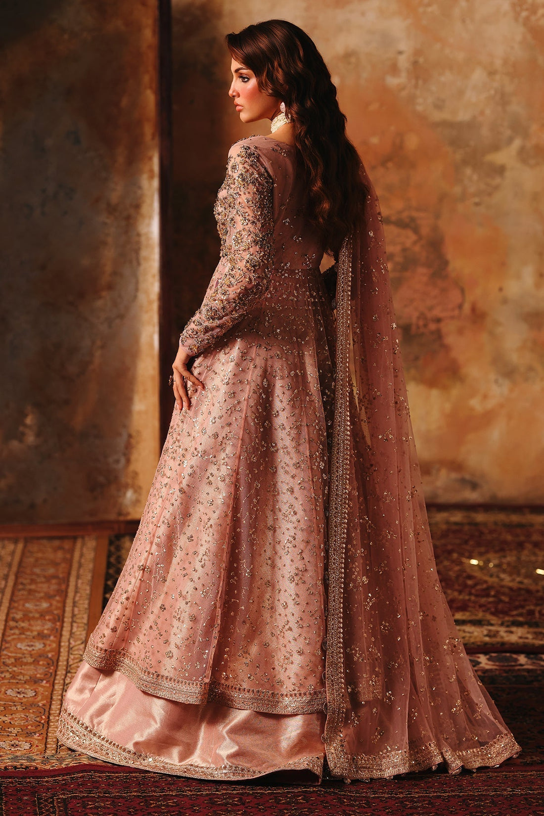 Charizma | Statement Formals | STM-5-06- Rose Gold - House Of Hania