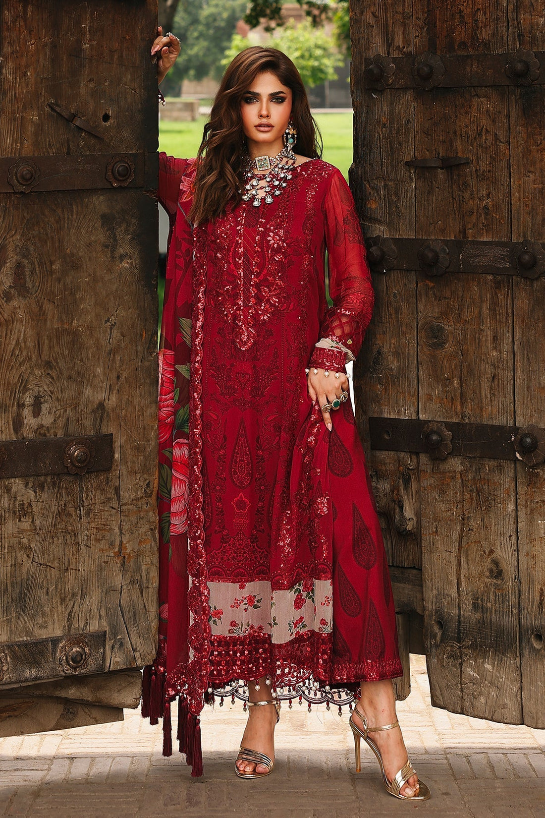 Charizma | Vasal Chiffon 25 | VSL25-25 G - House Of Hania