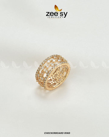 Checkerboard Ring - House Of Hania