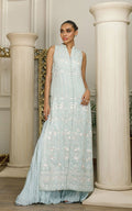Chiffon Embroidered Dress - House Of Hania