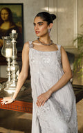 Chiffon Embroidered Dress - House Of Hania