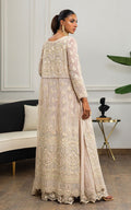 Chiffon Embroidered Jacket with Skirt - House Of Hania