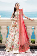Cloud White Floral MPC-23-106 - House Of Hania