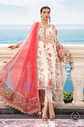 Cloud White Floral MPC-23-106 - House Of Hania