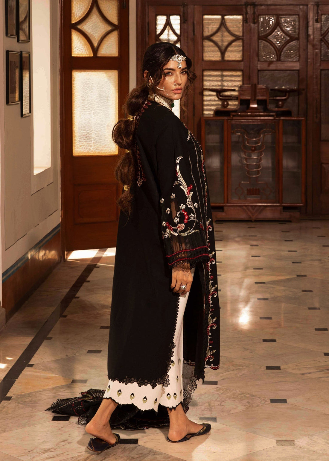 Crimson | Aaleen Winter 24 | Meenakari - House Of Hania