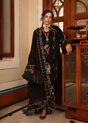 Crimson | Aaleen Winter 24 | Meenakari - House Of Hania