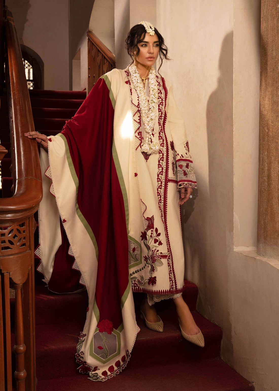 Crimson | Aaleen Winter 24 | Musafir - House Of Hania