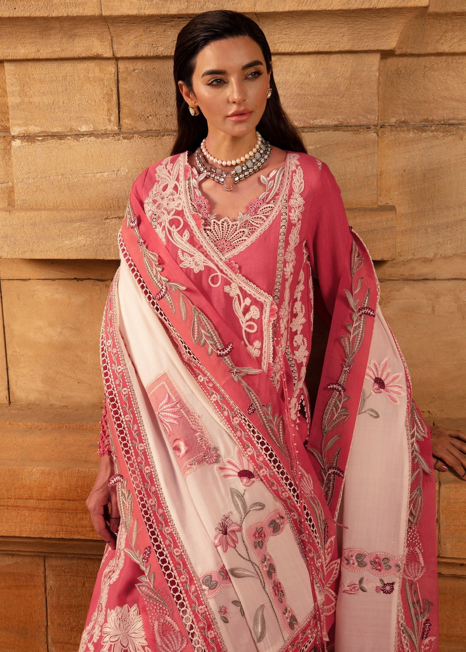 Crimson | Aaleen Winter 24 | Phulon ki Dastaan - House Of Hania