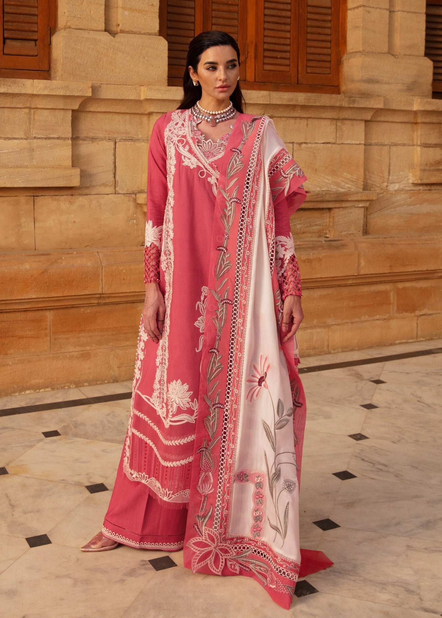 Crimson | Aaleen Winter 24 | Phulon ki Dastaan - House Of Hania