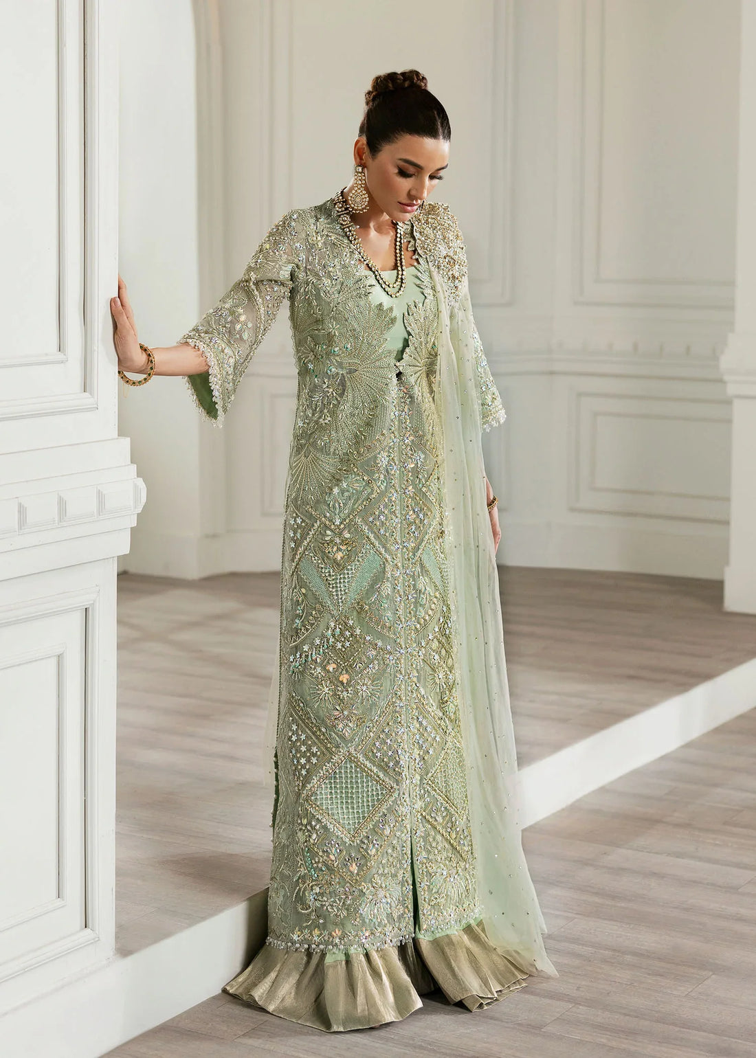 Crimson | CRIMSON X SAIRA SHAKIRA WEDDING '24 | Art Deco Glitz - House Of Hania