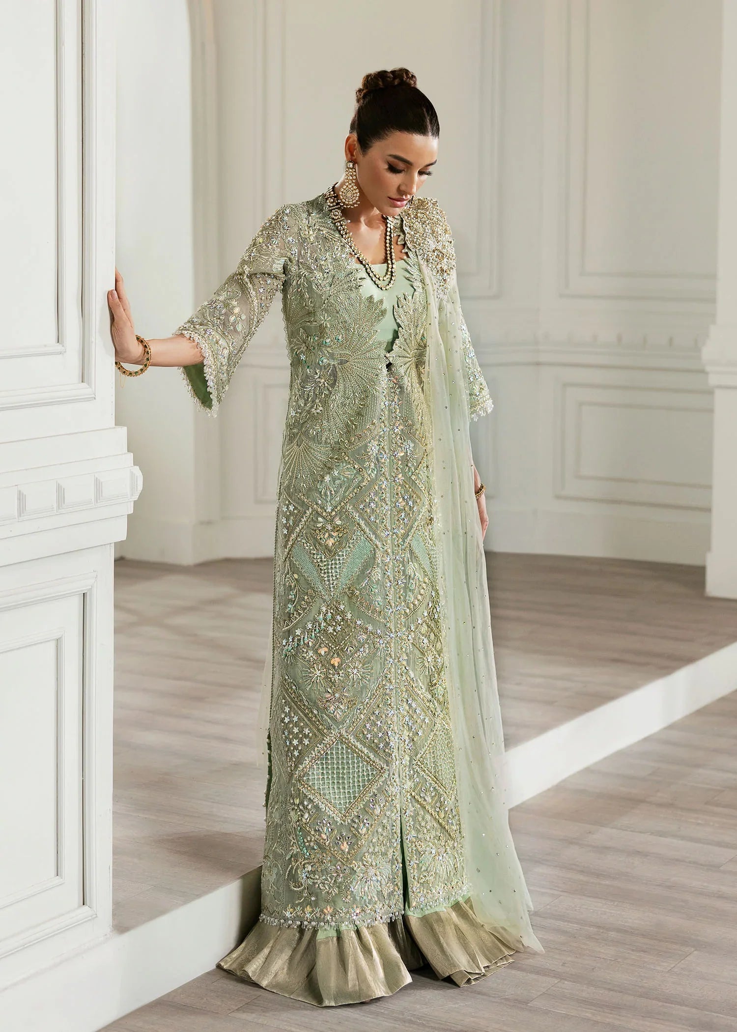 Crimson | CRIMSON X SAIRA SHAKIRA WEDDING '24 | Art Deco Glitz - House Of Hania