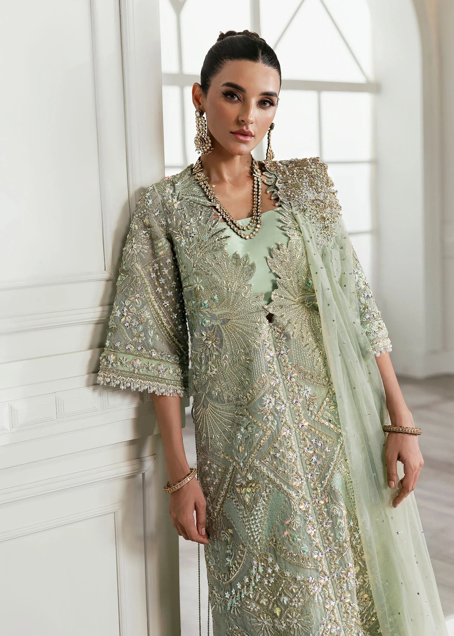 Crimson | CRIMSON X SAIRA SHAKIRA WEDDING '24 | Art Deco Glitz - House Of Hania